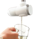 Filtru pentru robinet cu filtrare în 5 etape 0,1 μm 145,7×66×67 mm cărbune activ alb pentru tratarea apei potabile acasă 2