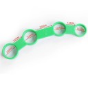 Fingerexpander 13,8 x 2,3 x 1,3 cm Justerbar fingerstyrketræner Plasttræner til guitar, klaver, violin, basguitar Begyndere og avancerede 3