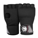 Fingerless Gloves with Long Wrist Strap MMA and Muay Thai Training Gloves for Men and Women 2
