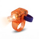 Fingerlichter 40 Stück LED Leuchtende Ringe Mit Projektion von Halloween-Motiven Mix Neonfarben Leuchten Im Dunkeln Für Partys und Kinder 6