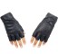 Fingerlose Damenhandschuhe mit Perforationen 1