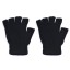 Fingerlose Herrenhandschuhe schwarz 1