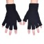 Fingerlose Herrenhandschuhe schwarz 4