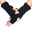 Fingerlose Herrenhandschuhe schwarz 5