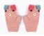 Fingerlose Kinderhandschuhe mit Hund J2874 2