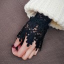 Fingerlose Spitzenhandschuhe für Damen A1 3