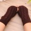 Fingerlose Strickhandschuhe für Damen J807 8