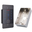 Fingerprint and RFID Card Reader HF5-EM M70 Tuya App and Wi-Fi Support 115 x 70 mm Zinc Alloy 125 kHz IP66 Black For Door Control 6