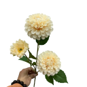Fiore artificiale realistico ortensia su stelo 77 cm in tessuto e plastica fiore decorativo per composizioni e decorazioni d'interni 9