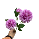 Fiore artificiale realistico ortensia su stelo 77 cm in tessuto e plastica fiore decorativo per composizioni e decorazioni d'interni 3