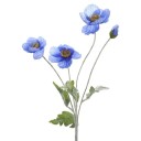 Fiore decorativo artificiale su stelo 60 cm in tessuto e plastica fiori realistici per composizioni in vaso e decorazione d'interni 5