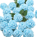 Fiore decorativo Rosa artificiale da ornamento 25 pz 17 x 7,8 cm 5