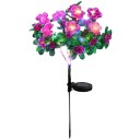 Fiore LED solare 70 cm Fiori artificiali con 6 luci LED per giardini e cortili con pannello solare migliorato 7