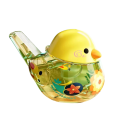 Fischietto per uccelli in plastica 6 x 6 x 9,5 cm Giocattolo musicale acquatico per neonati Sviluppo dell'udito Richiamo degli uccelli Riempimento d'acqua Allenamento musicale 3