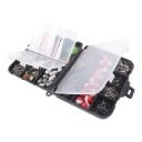 Fishing Accessory Set 263 Pieces with Box and Pliers Hooks Weights Swivels Clips and Floats ABS and Stainless Steel For Fishing 7