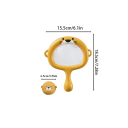 Fishing Net for Water 15.5 x 18.5 cm Beige Otter with Light White Net and Soft Ball 6.5 cm Bath Toy Random Ball Colour 2