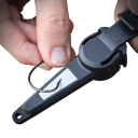 Fishing Pliers Set with Spiral Spring and Hook Sharpener 14 cm Durable Hook Extracting Pliers Multifunctional Fishing Tool with Sharpener Sturdy Construction 2