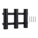 Fishing Rod Holder 3 Positions Lightweight Plastic Stand Approx. 31 × 22.5 cm Portable Organiser for Fishing Equipment 5
