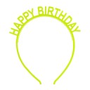 Fita de cabeça fluorescente HAPPY BIRTHDAY 2 pcs 4