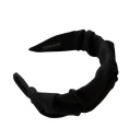 Fita de cabelo com revestimento de tecido 14 x 5 cm Tamanho universal Fita de cabelo de tecido Acessório de cabelo feminino elegante 4