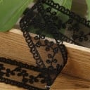 Fita de Renda Bordada 3,5 cm x 182 cm Fita Decorativa de Renda Renda Bordada em Poliéster para Costura de Decorações de Casamento, Criação 1