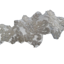 Fita de renda bordada com lantejoulas e contas 6 cm x 91 cm Renda decorativa de poliéster para adornar vestidos e decorações de casamento 2