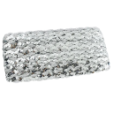 Fita de renda com lantejoulas 1,5 cm x 10 m Fita decorativa em poliéster com lantejoulas para decorar vestidos, roupas, acessórios 9