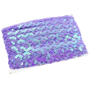 Fita de renda com lantejoulas 1,5 cm x 2 m Fita decorativa de poliéster com lantejoulas para decorar vestidos, roupas, acessórios de moda e decorações de casamento 15