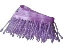 Fita decorativa 45 cm Franja de contas poliéster nylon Fita de acabamento decorativa para vestidos cortinas fantasias decorações artesanato 8
