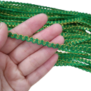 Fita decorativa ondulada 5 mm x 4,6 m Fita de renda em poliéster para costura, decoração de roupas, scrapbooking, decorações de casamento, DIY 6