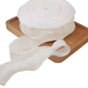Fita decorativa xadrez 4 cm comprimento 91 cm Fita de tecido em algodão e poliéster com borda ondulada Borda decorativa para costura 2