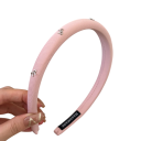 Fita para o cabelo com pequenos laços Tamanho universal Fita decorativa romântica Acessório delicado para festas e fotografias 6