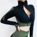 Fitness crop top til kvinder P1695 4