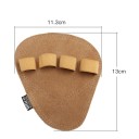 Fitness gripy na posilování 13 × 11,3 cm kožené chrániče dlaní pro lepší úchop na hrazdu a činky 8