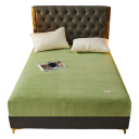 Fitted Elastic Flannel Sheet 150 x 200 cm, Smooth Soft Warm Sheet, Stays in Place 11