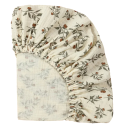 Fitted Sheet for Cot up to 83 × 43 × 5 cm Cotton Muslin Fitted Sheet Oval Shape Colourful with Patterns 9