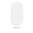 Fitted Sheet for Cot up to 83 × 43 × 5 cm Cotton Muslin Fitted Sheet Oval Shape Colourful with Patterns 2