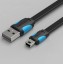 Flaches USB-auf-Mini-USB-M/M-Ladekabel 1