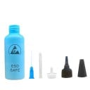 Flacon doseur avec aiguille 65 ml en plastique antistatique ensemble avec accessoires pour dosage précis des liquides lors des réparations électroniques 1