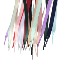 Flade satin snørebånd til sko 80 cm x 1 cm Silkebånd Dame mode snørebånd til sneakers Skinnende elegante snørebånd 1 par 3