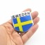 Flaga 3D naklejki Szwecji 2