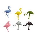 Flamingo glasmarkører 6 stk. 2