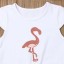 Flamingo-T-Shirt und Rock für Mädchen L1513 2