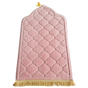 Flannel Prayer Mat 65 x 110 cm Soft Non-Slip Mat for Prayer Elegant Islamic Design Comfort at Home and in the Mosque 5