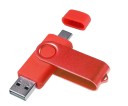 Flash disk 128 MB USB 2.0, dual port, konektor typu C a USB A, vodotesný, prachotesný, kompaktný dizajn 5