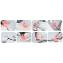 Flashlight 12.5x2.5 cm for Red Light Therapy Pain Relief Skin Regeneration 3 LED 460nm 630nm 660nm 850nm 900nm Rechargeable Battery 2200mAh 3