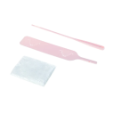 Flat Dust Brush 7.6x7.3 cm with Extended Handle and 10 Non-Woven Cloths Household Cleaning Gap Brush for Hard-to-Reach Places 8