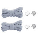 Flat Elastic Laces 8 mm 105 cm 1 Pair Quick Lacing Without Tying for Trainers Children and Adults Universal Accessory 11