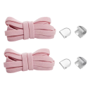 Flat Elastic Laces 8 mm 105 cm 1 Pair Quick Lacing Without Tying for Trainers Children and Adults Universal Accessory 10
