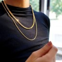 Flätat halsband för kvinnor D77 4